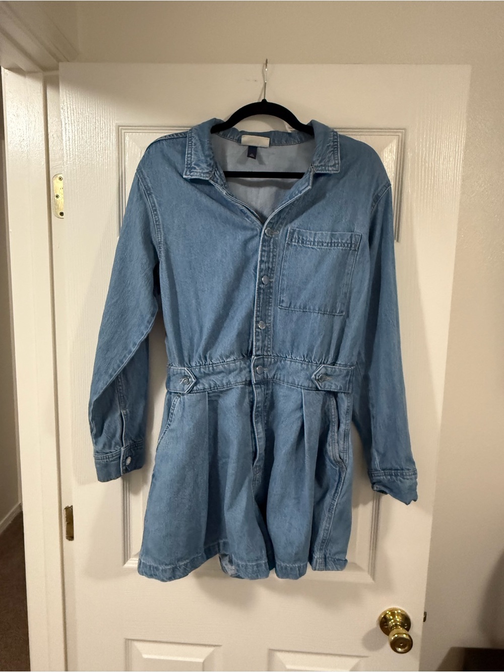 Universal Thread Light Blue Denim romper